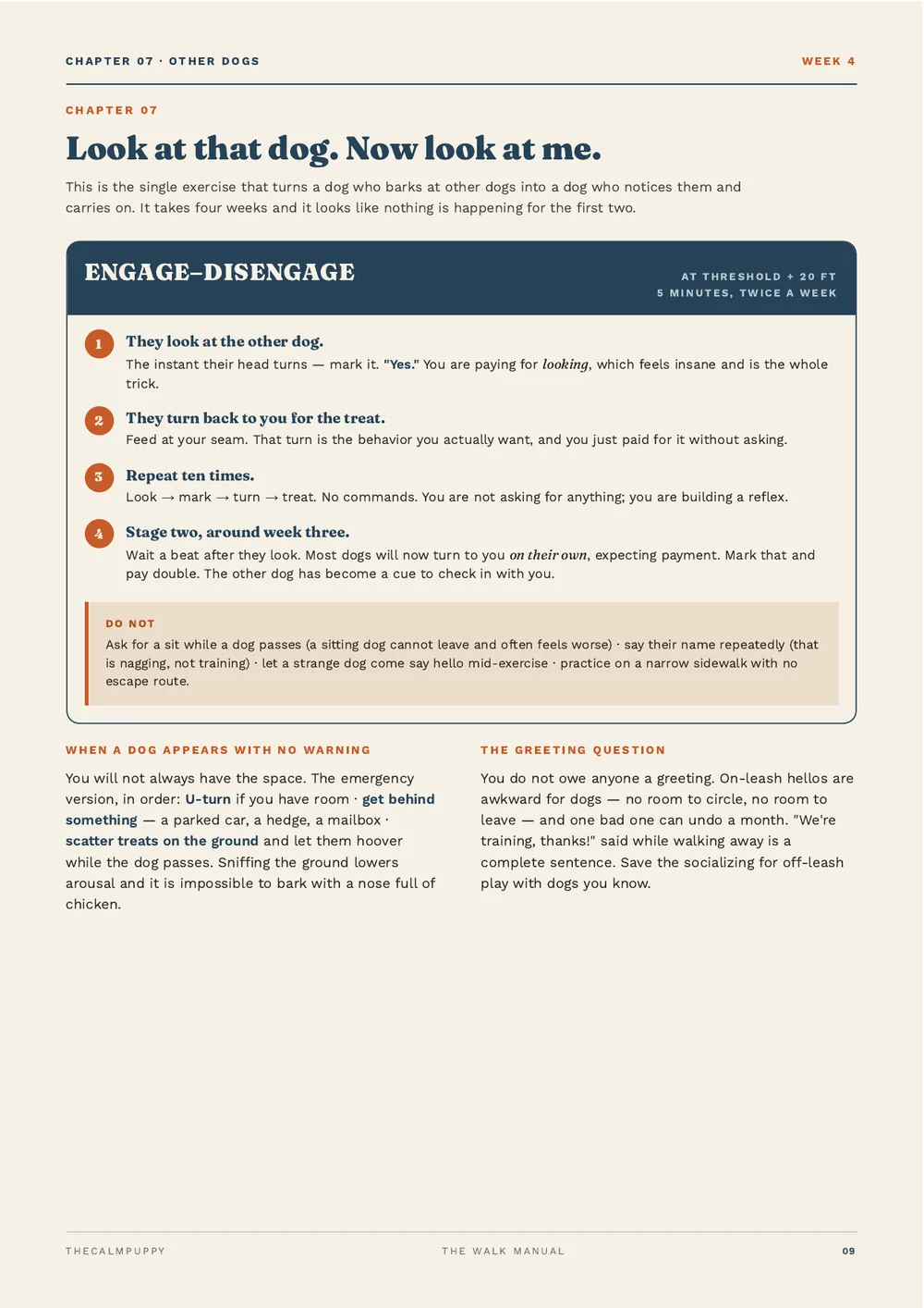 Engage–Disengage exercise