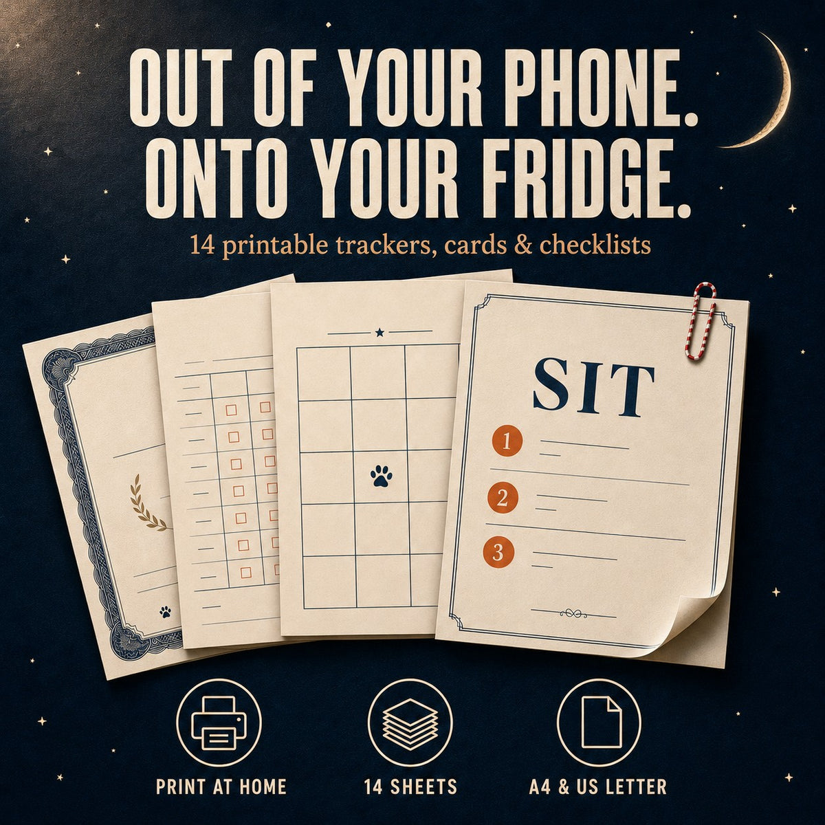The Puppy Tracker Pack – 14 Fridge-Ready Printables (Instant PDF)